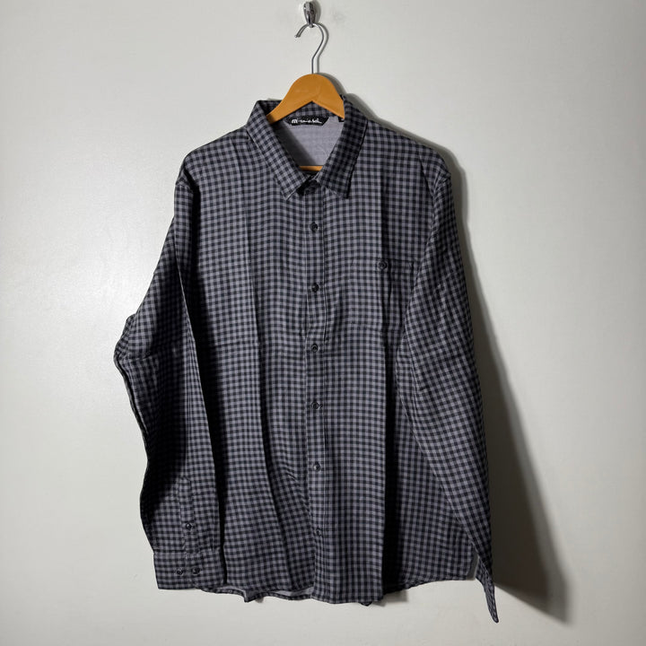 TRAVIS MATHEW FLANNEL COTTON CHECKERED SHIRT