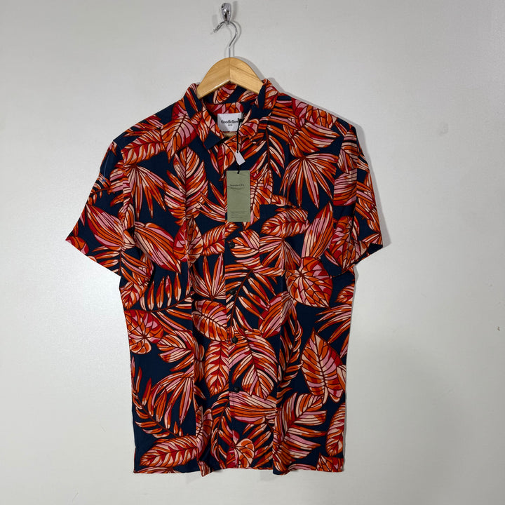 GOOD FELLOW &CO HALF SLEEVES SAFARI COLLAR SHIRT BRAND NEW