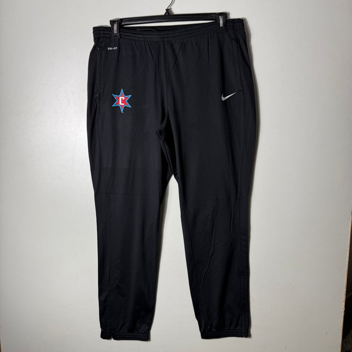 NIKE DRI FIT SLIM FIT SPORT TROUSER WITH SIDE ZIP POCKETS BLACK COLOUR