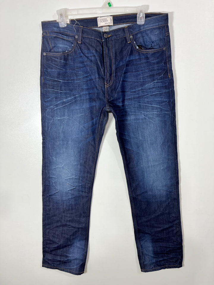 FREE PLANET STRAIGHT FIT DENIM PANT WITHOUT STRETCH