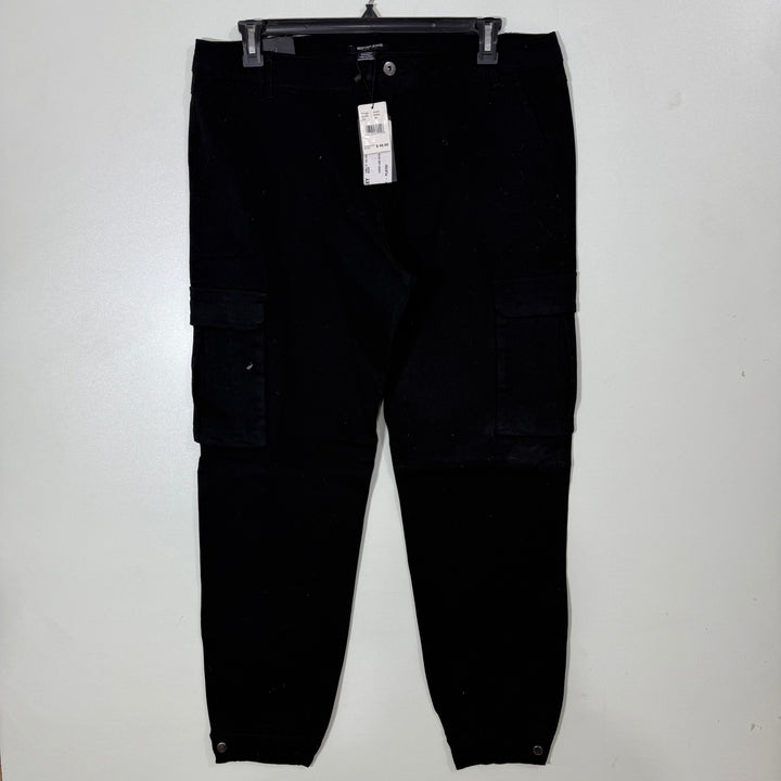 REDFOX JEANS CARGO COTTON PANT BRAND NEW BLACK COLOUR