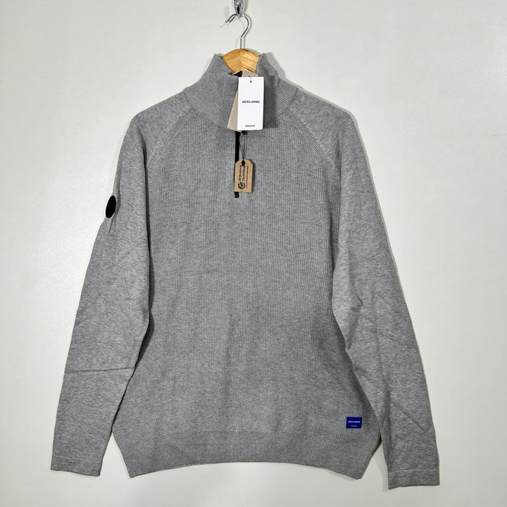 JACK & JONES HALF ZIP SWEATER PULLOVER BRAND NEW