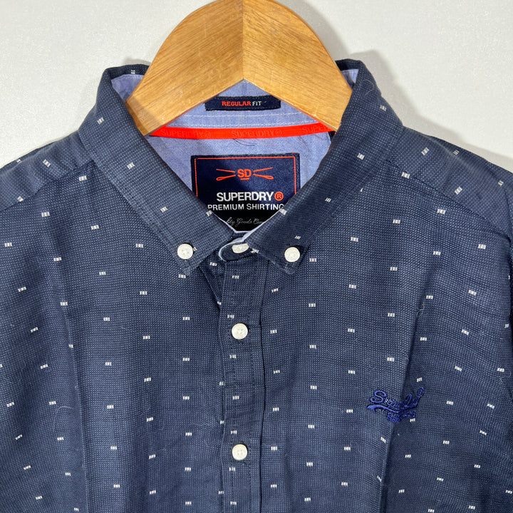 SUPERDRY BUTTON DOWN CASUAL COTTON SHIRT