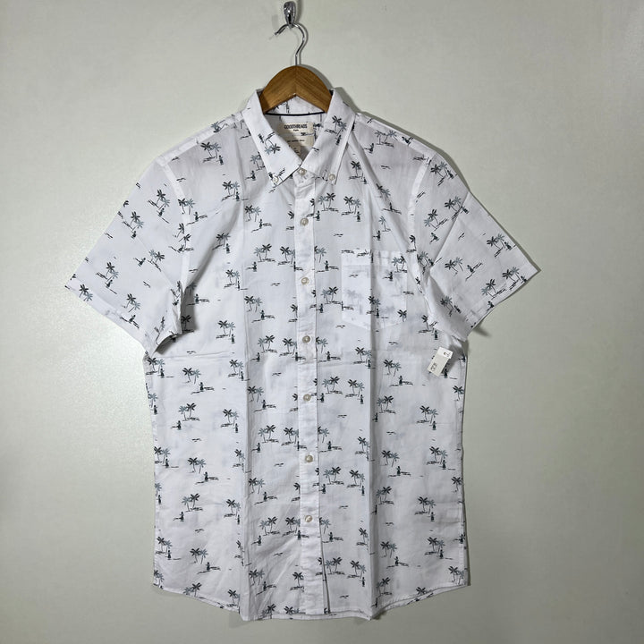 GOOD THREADS POPLIN BUTTON DOWN HALF SLEEVES SHIRT BRAND NEW