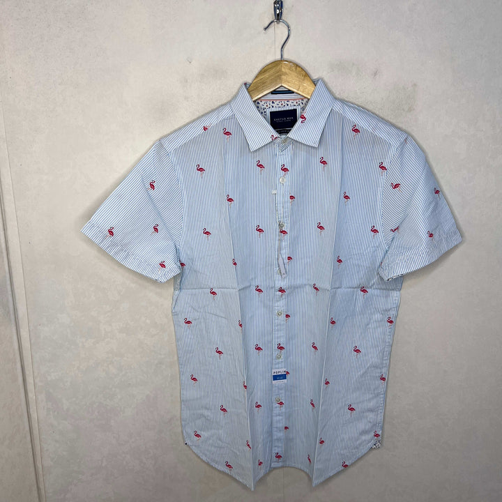 CACTUS MAN HALF SLEEVES COTTON SHIRT BRAND NEW - JS BROTHERS 