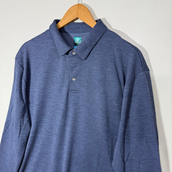 PRO TOUR COOL PLAY LONG SLEEVES SPORT POLO TSHIRT
