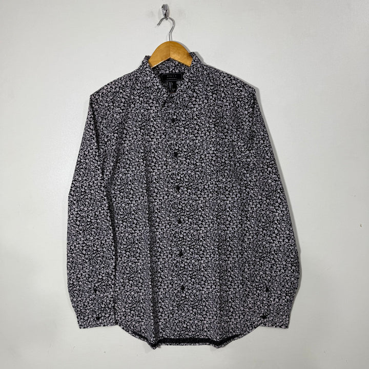 21 MEN PRINTED CASUAL COTTON SHIRT