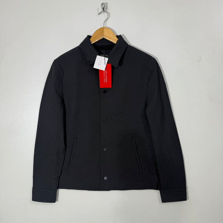 ZARA SHIRT COLLAR 4 WAY STRETCH JACKET BRAND NEW GREY COLOUR