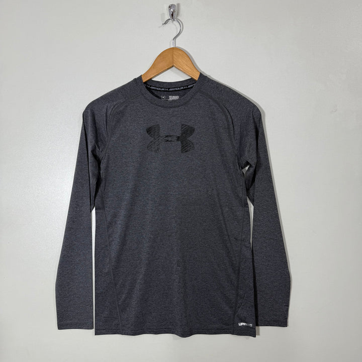 UNDER ARMOUR HEATGEAR LONG SLEEVES SPORT COMPRESSION TSHIRT GREY COLOUR