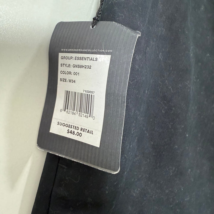 GREG NORMAN COTTON SHORT BRAND NEW BLACK COLOUR