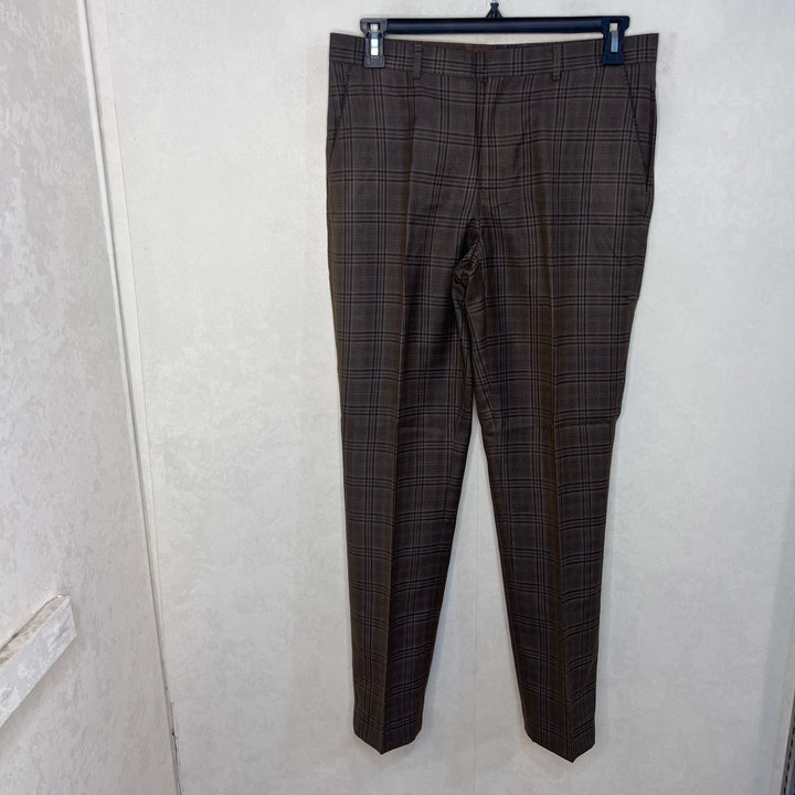 HARRY BROWN LONDON SLIM FIT CHECKERED DRESS PANT WITHOUT STRETCH - JS BROTHERS 