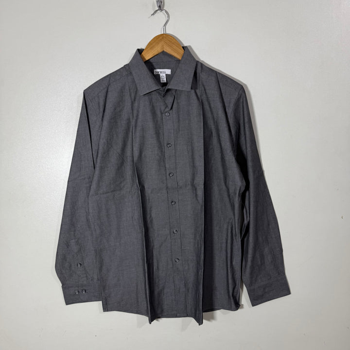 BAR III SLIM FIT COTTON SHIRT WITH STRETCH