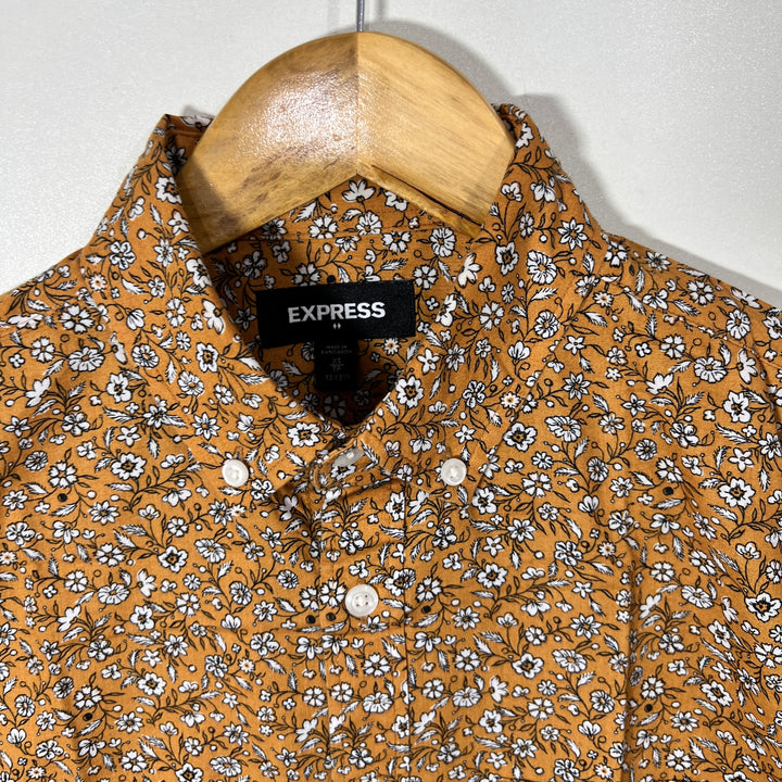 EXPRESS BUTTON DOWN CASUAL COTTON SHIRT