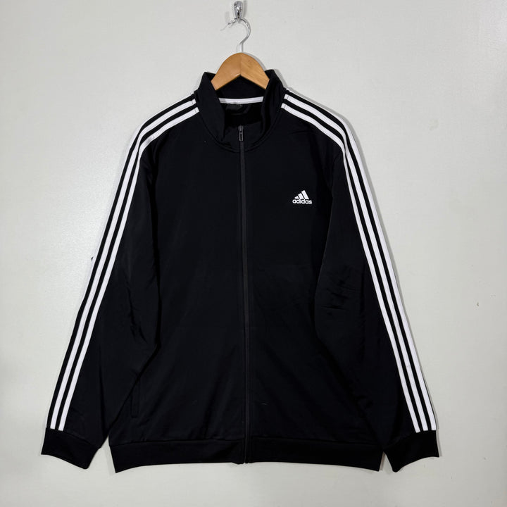 ADIDAS SPORT JACKET BLACK COLOUR INNER FLEECE