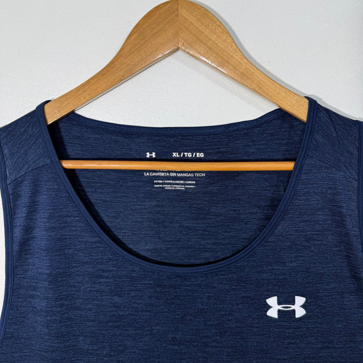UNDER ARMOUR SPORT SLEEVES LESS BLUE COLOUR