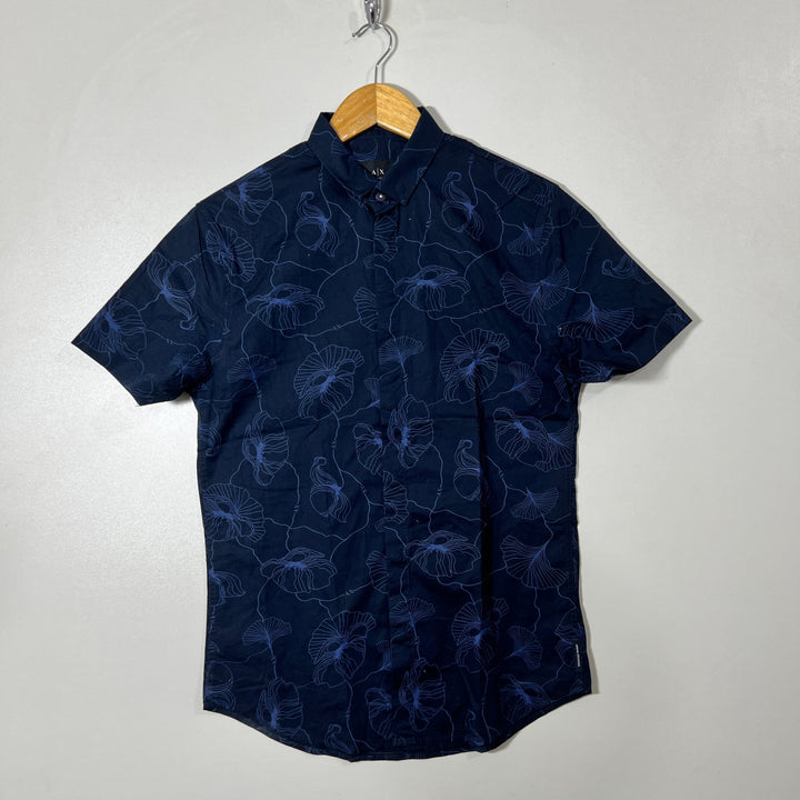 ARMANI EXCHANGE BUTTON DOWN HALF SLEEVES SHIRT
