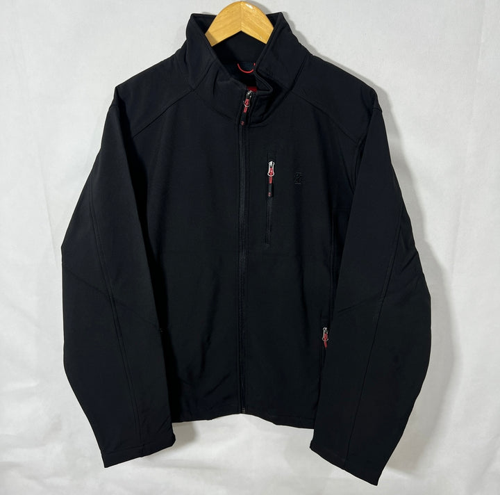 IZOD SOFT SHELL WINDBREAKER JACKET INNER FLEECE