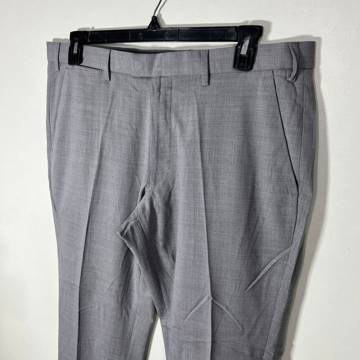 MARKS & SPENCER REGULAR FIT TEXTURED DEESS PANT WITH STRETCH