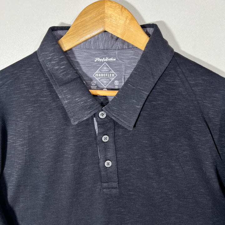 FLAG & ANTHEM BUIT IN STRETCH MOITUR WICKING EASY CARE ALL DRY COMFORT COTTON POLO TSHIRT BRAND NEW