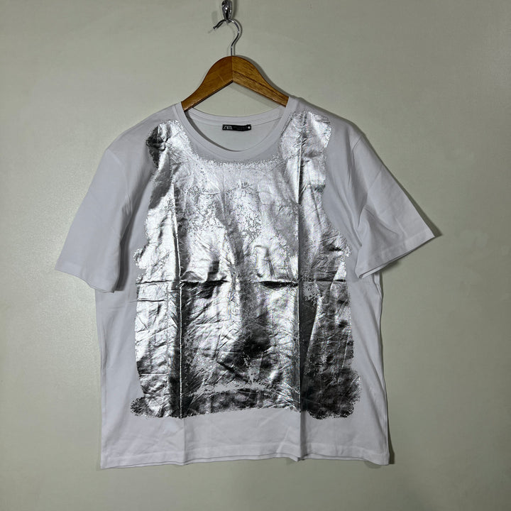 ZARA WOMEN COTTON TSHIRT