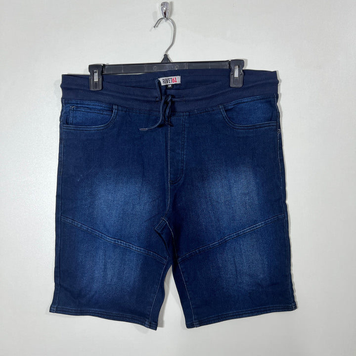 RIVET 61 DENIM SHORT WITH STRETCH