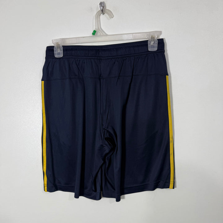 ADIDAS SPORT SHORT WITH SIDE ZIP POCKETS BLUE COLOURB