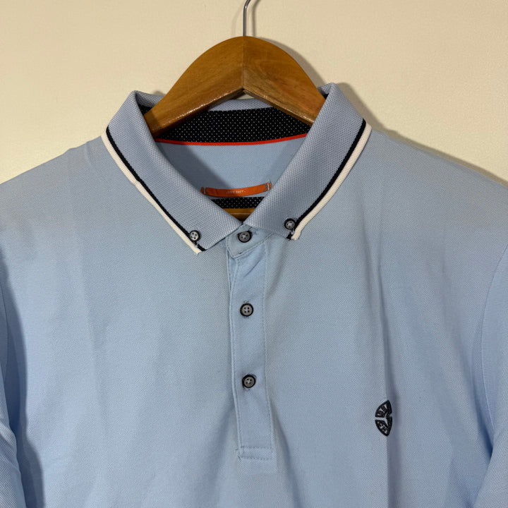 BENSON CHERRY BUTTON DOWN COTTON POLO TSHIRT