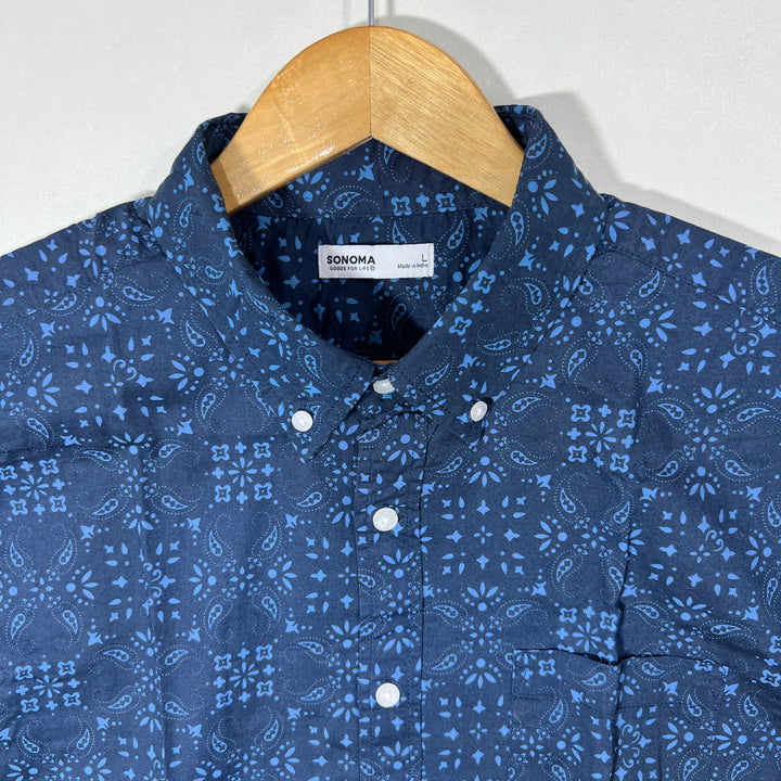 SONOMA BUTTON DOWN HALF SLEEVES SHIRT