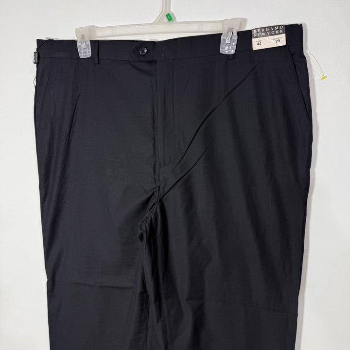 BERGAMO NEW YORK STRAIGHT FIT DRESS PANT BRAND NEW BLACK COLOUR