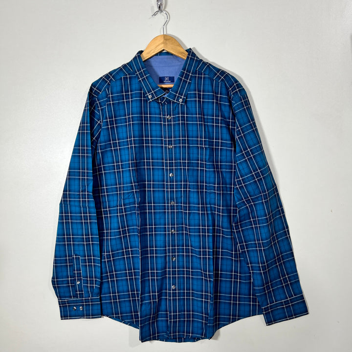 GEORGE BUTTON DOWN CASUAL COTTON SHIRT BRAND NEW