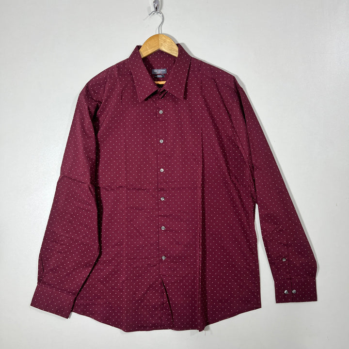 VAN HEUSEN FLEX SLIM FIT COTTON SHIRT WITH STRETCH