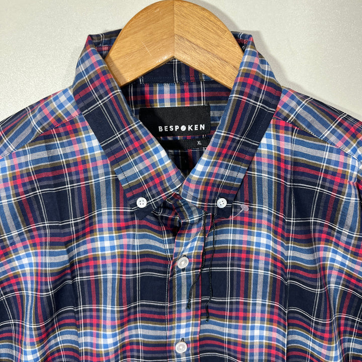 BESPOKEN BUTTON DOWN CASUAL COTTON SHIRT