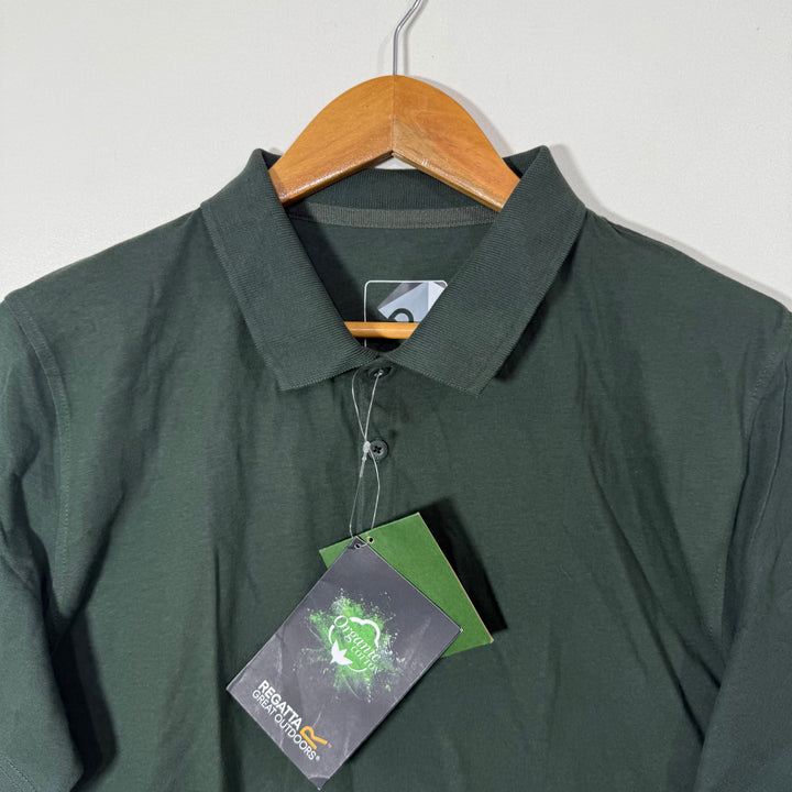 REGATTA OUTDOORS COTTON POLO TSHIRT BRAND NEW GREEN COLOUR