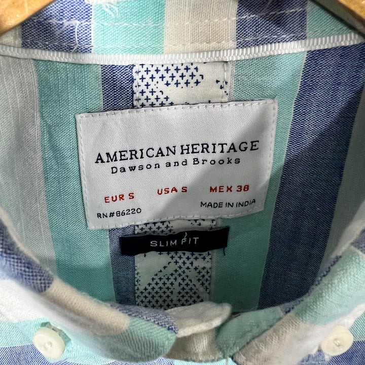 AMERICAN HERITAGE BUTTON DOWN HALF SLEEVES SHIRT