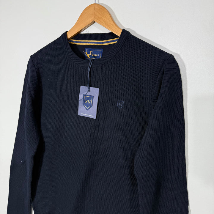XV KINGS KNITWEAR COTTON SWEATER BRAND NEW BLUE COLOUR