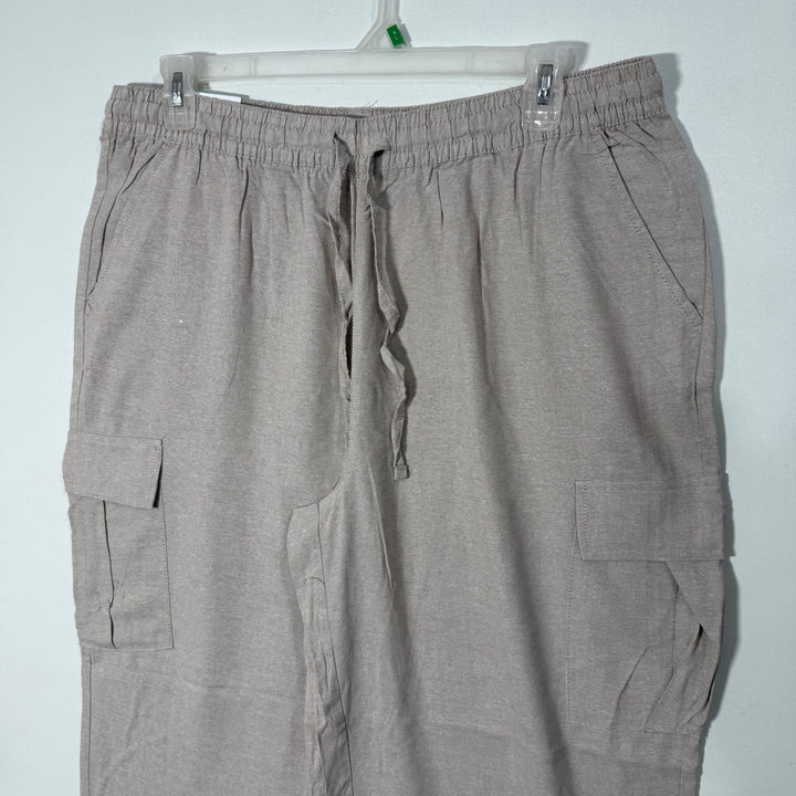 SERRA LOOSE FIT COTTON LINEN TROUSER BRAND NEW