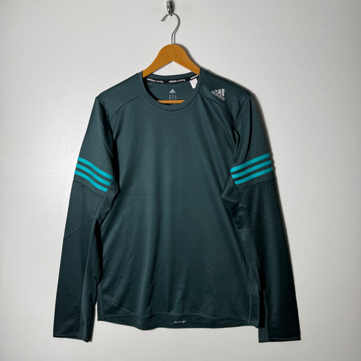 ADIDAS RUNNING LONG SPORT TSHIRT GREEN COLOUR