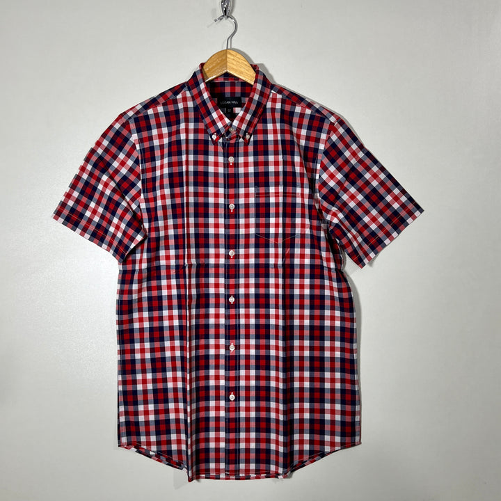 LOGAN HILL BUTTON DOWN HALF SLEEVES SHIRT