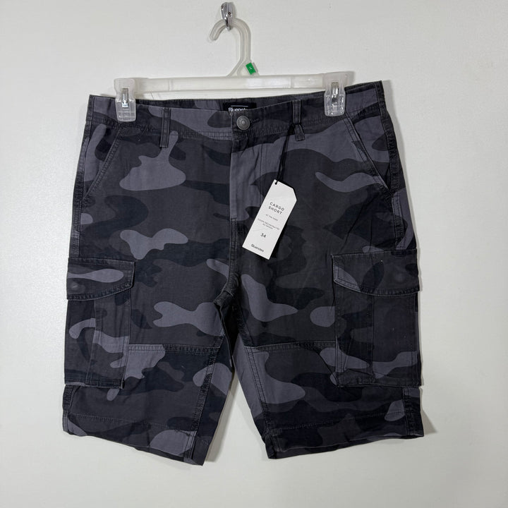 BLUENOTES CAMOUFLAGE CARGO COTTON SHORT