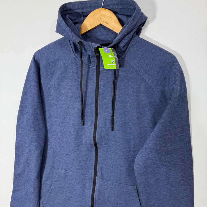 ATHLETIC WORKS DRI MOVE SWEAT JACKET WITH HOOD BRAND NEW