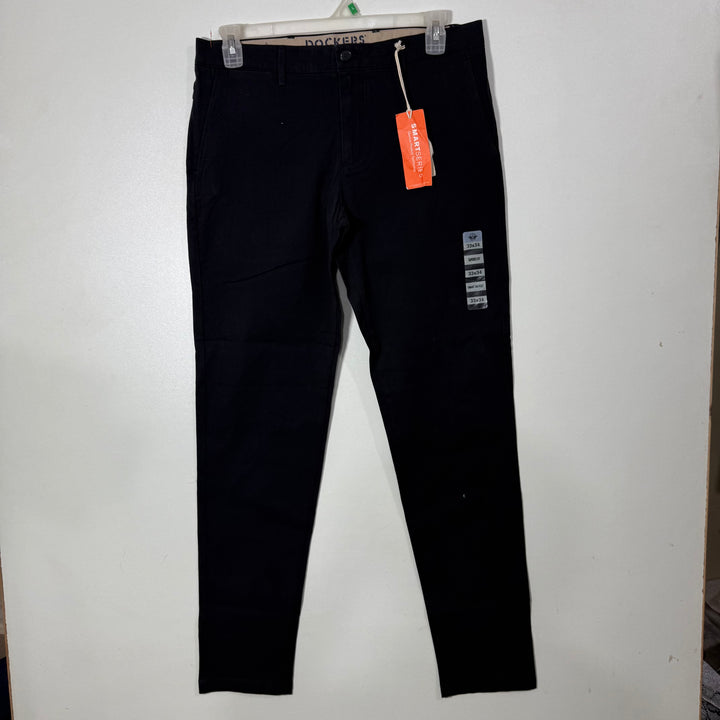 DOCKERS TAPERED FIT SMART 360 FLEX COTTON CHINO PANT BRAND NEW WITH STRETCH BLACK COLOUR