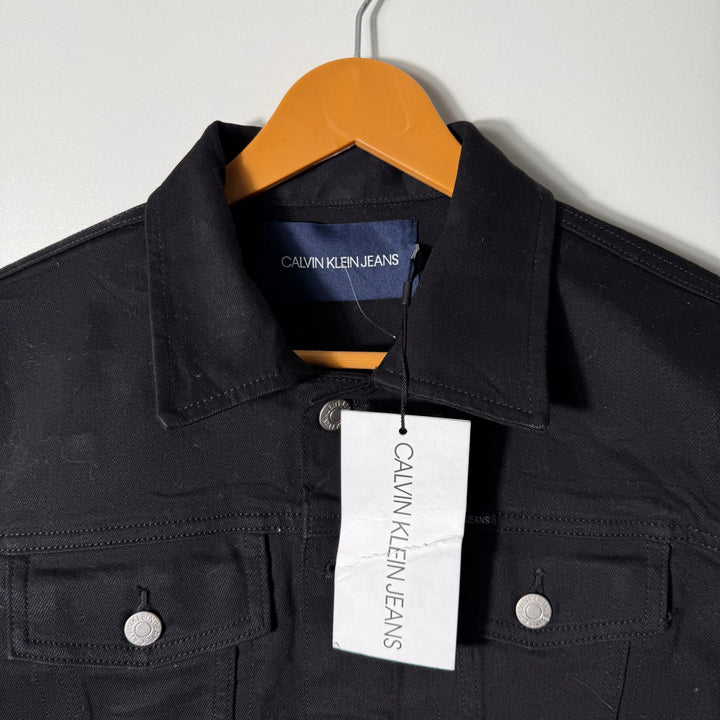 CALVIN KLEIN JEANS WOMEN DENIM JACKET BRAND NEW BLACK COLOUR