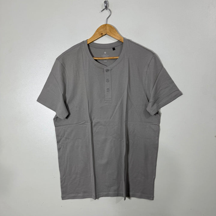 TARGET HENLEY COLLAR COTTON TSHIRT