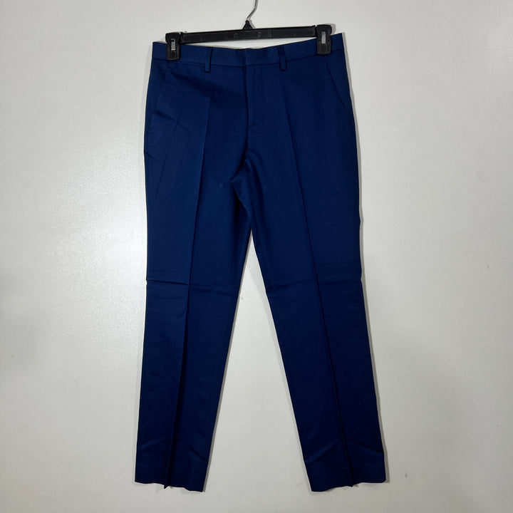 EXPRESS SLIM FIT DRESS PANT WITH STRETCH BLUE COLOUR