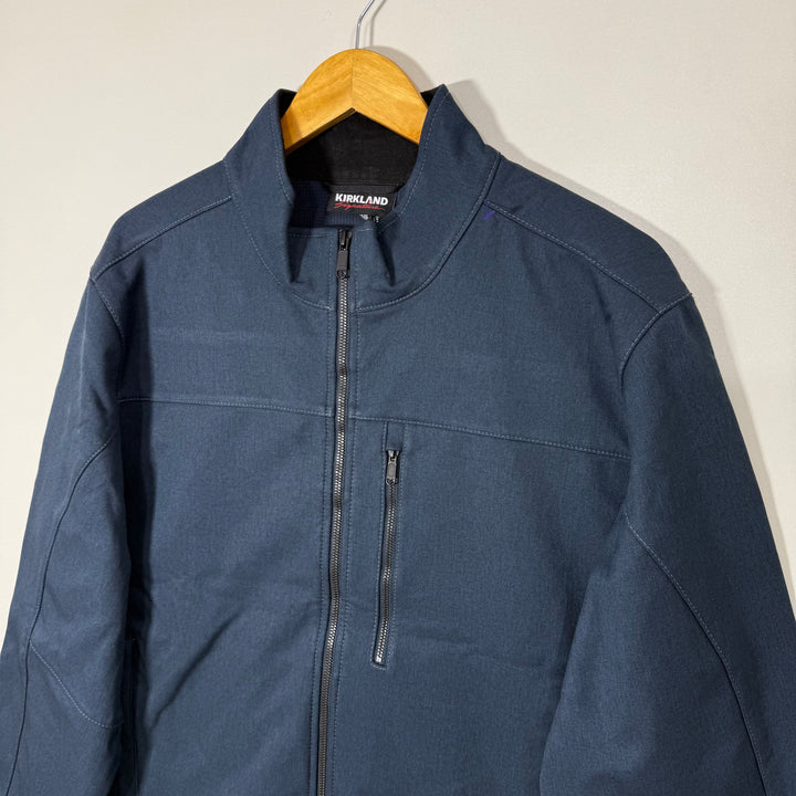 KIRKLAND SOFT SHELL WINDBREAKER JACKET INNER FLEECE