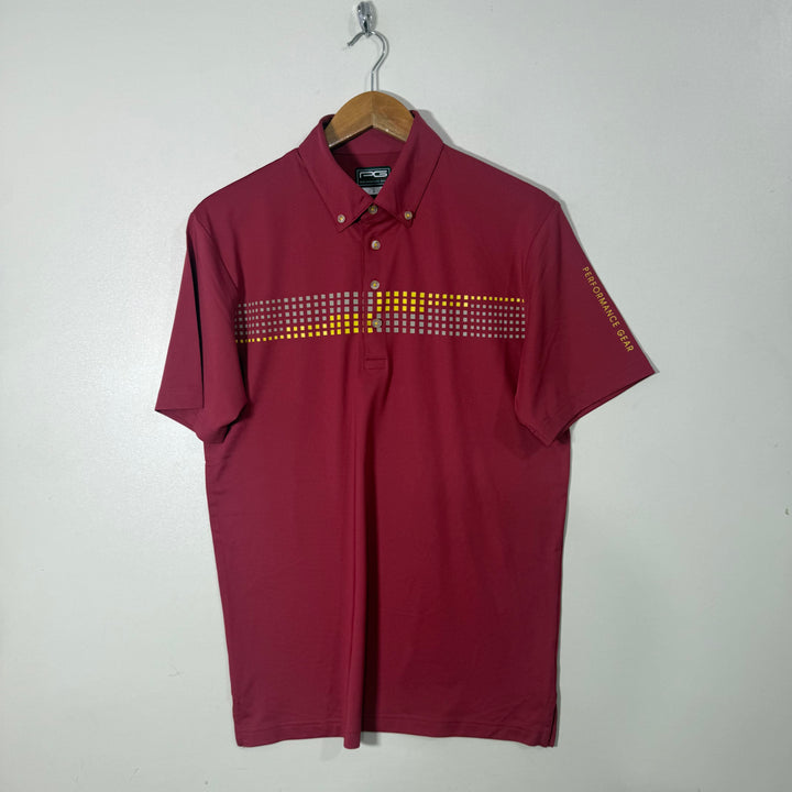 PERFORMANCE GEAR BUTTON DOWN SPORT POLO TSHIRT