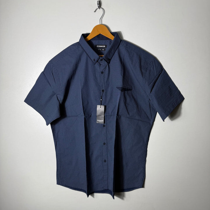 CONNOR SLIM FIT BUTTON DOWN HALF SLEEVES COTTON SHIRT BRAND NEW