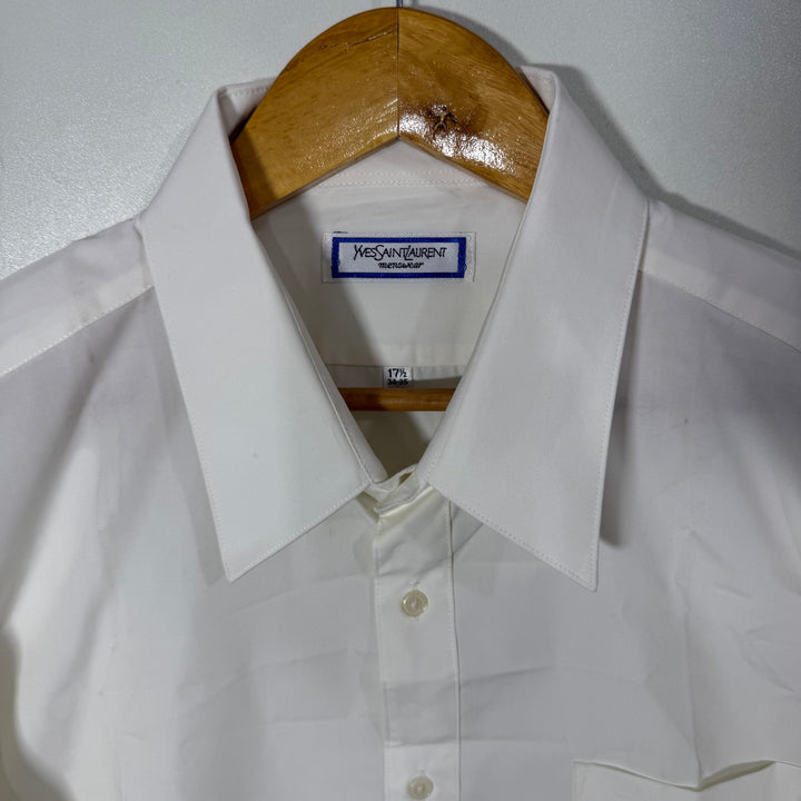 YVES SAINT LAURENT VINTAGE FORMAL SHIRT BRAND NEW WHITE COLOUR