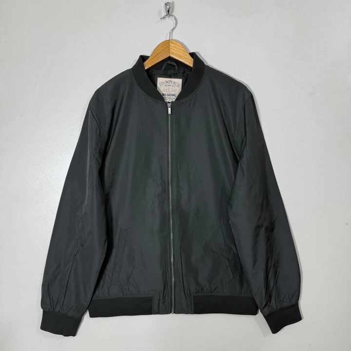 MO CASUAL BEN COLLAR BOMBER JACKET