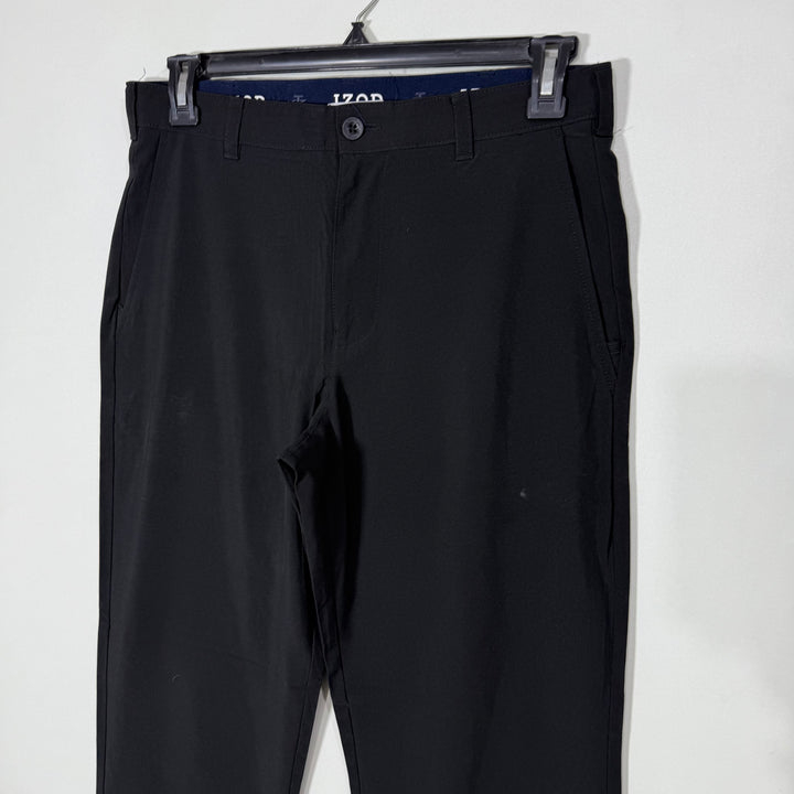 IZOD SLIM FIT PERFORMANCE PANT WITH STRETCH BLACK COLOUR